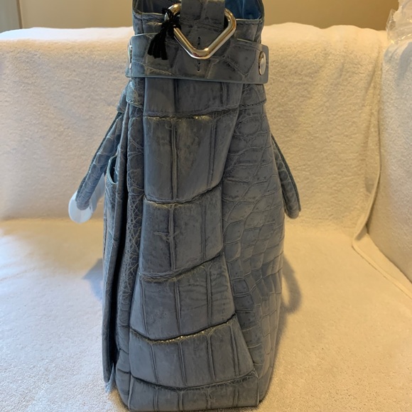 Dooney & Bourke Genuine Croco Shopper Crossbody - Picture 4 of 13